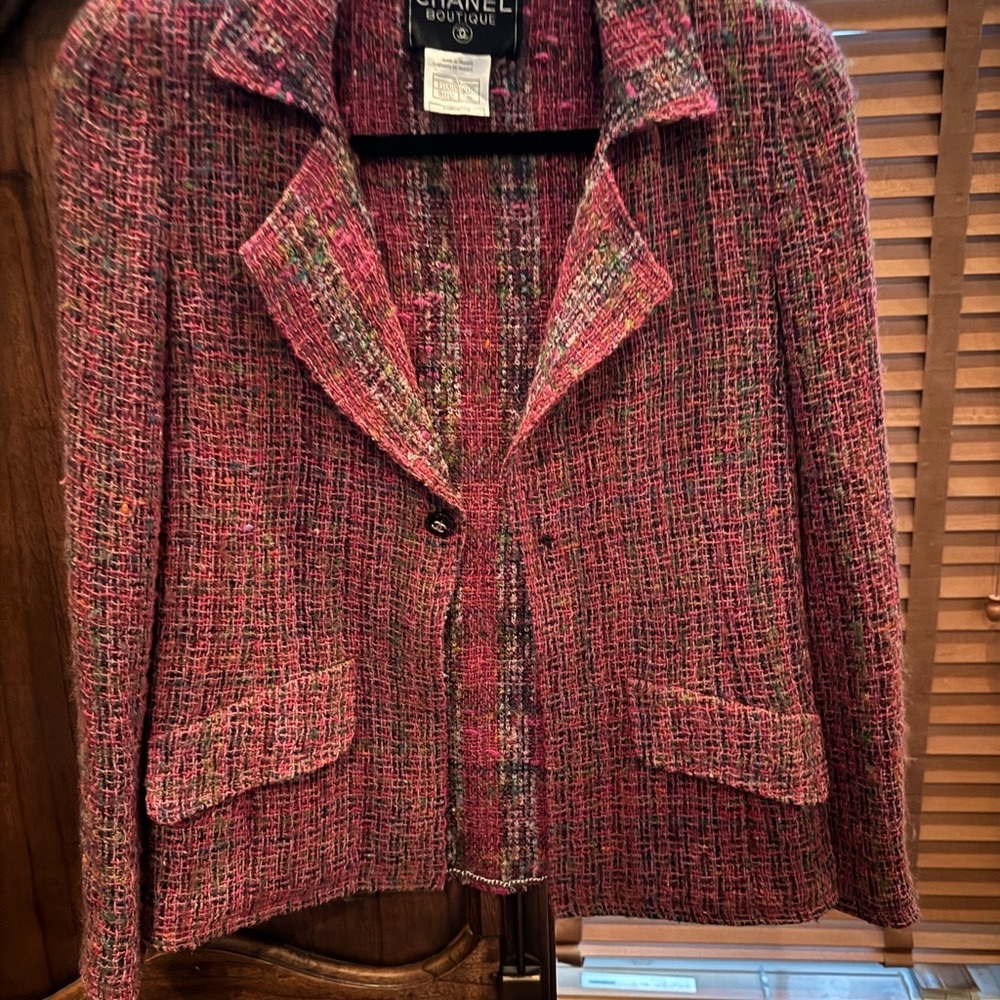 Chanel 98A Tweed Multicolor Suit